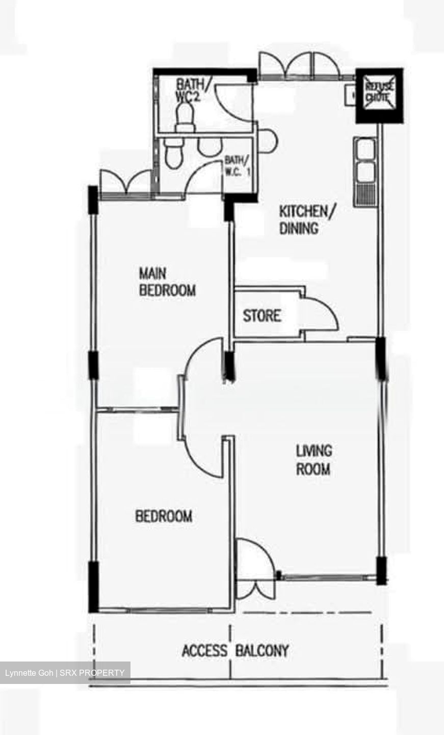 Blk 301 Ubi Avenue 1 (Geylang), HDB 3 Rooms #579940611